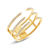 0.22ct 14k Yellow Gold Diamond Lady's Ring